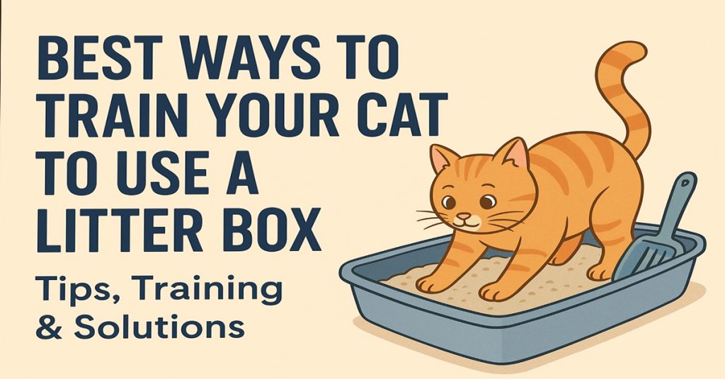 Train your cat to use a litter box