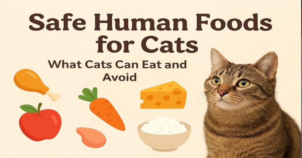 Safe human foods for cats
